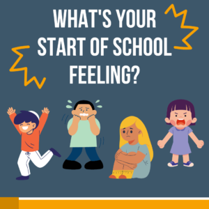 | The South Pasadenan | South Pasadena News What're your start of school feelings? Photo shows four children, each showing a different emotion: fear, anxiety or stress, happiness and excitement, and anger.